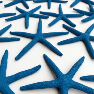 Starfish finger coloured royal blue (Pack of 25)