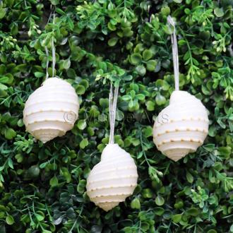 Decoration natural shell Tonna cream